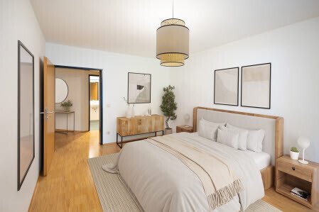 Barrierefreie, seniorengerechte und renovierte Wohnung mit Balkon und EBK in einer Servicewohnanlage