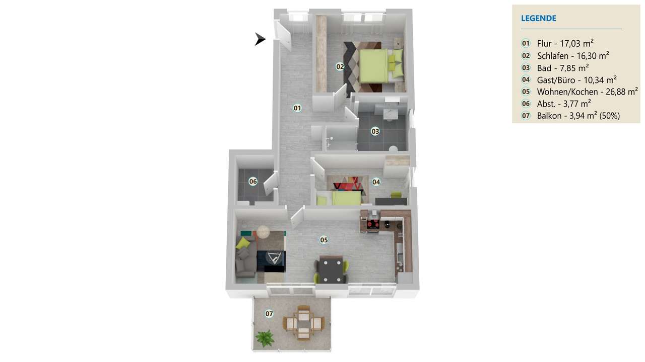 Grundriss Wohnung 21 Grundriss Wohnung 21