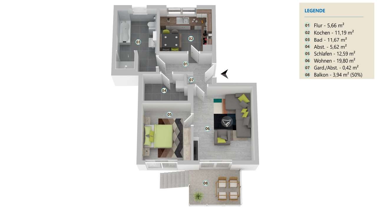Grundriss Wohnung 10 Grundriss Wohnung 10